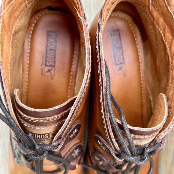 Women's PIKOLINOS Brown Leather Ankle Boots Size 42 - Picture 8 of 10